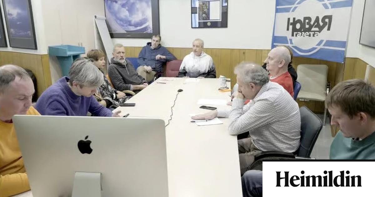 Novaja Gazeta hættir starfsemi vegna þrýstings yfirvalda