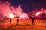 Útihátíð, ljós, skuggar og tónlist