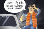 32.000 kílómetra aftur í tímann