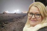Vigdís sinnti fjölskyldu stúlkunnar sem grafin var úr flóðinu: „Sterkari konu hef ég aldrei séð“
